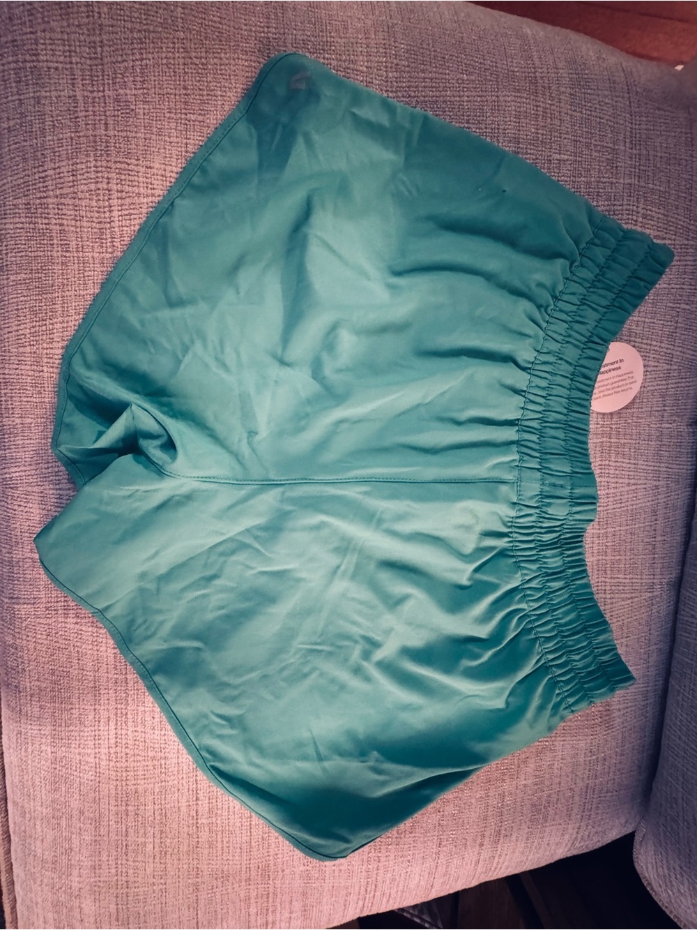 Vuori Clementine teal (light Bergamont) Running Shorts - Picture 5 of 6
